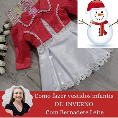 Como fazer vestidos infantis de Inverno Com Bernadete Leite (2)