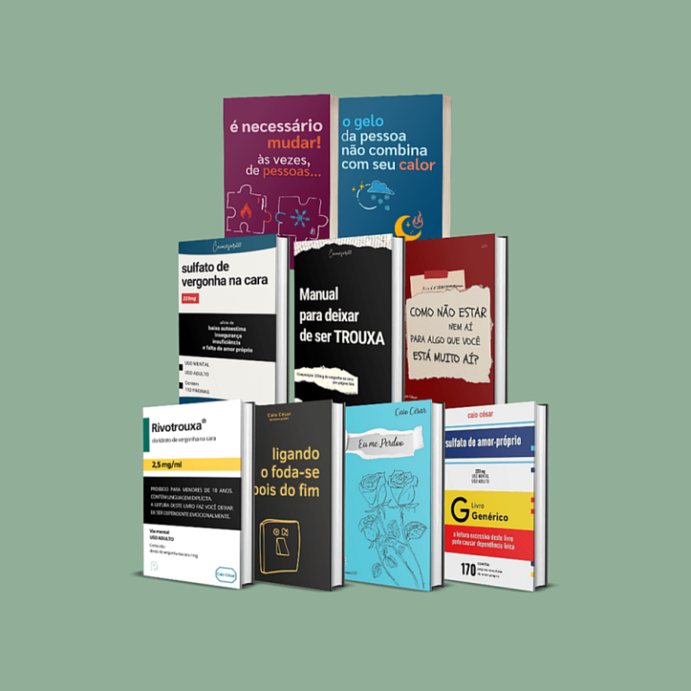 Pack de 9 Livros de CaioCesar220: Transformando Relacionamentos e Autoestima