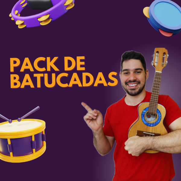PACK DE BATUCADAS DE SAMBA/PAGODE PARA CAVAQUINHO – VICTOR CAZZOLI