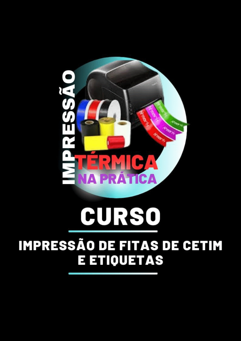 IMPRESSÃO DE FITAS DE CETIM E ETIQUETAS TÉRMICAS – COMPLETO