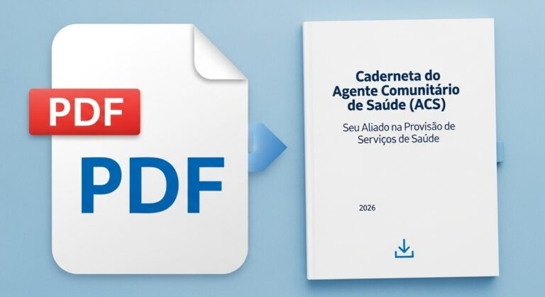 Como o Caderno do ACS 2026 de Marcelo Vieira Transforma a Rotina no Território: Download, Dicas e Organização para Agentes Comunitários