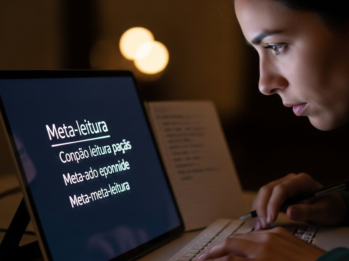 O Fim da "Cegueira Digital": Como a Metaleitura virou o Filtro de Elite contra o Excesso de Informação