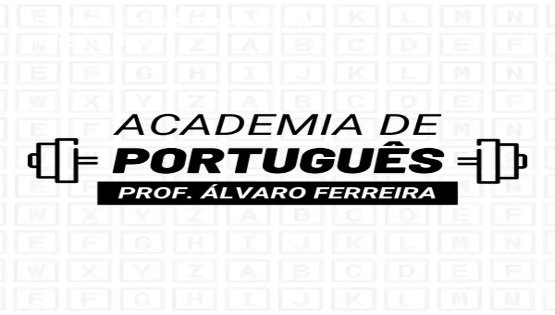 Professor Álvaro Ferreira ensinando resolução de questões de português para concursos