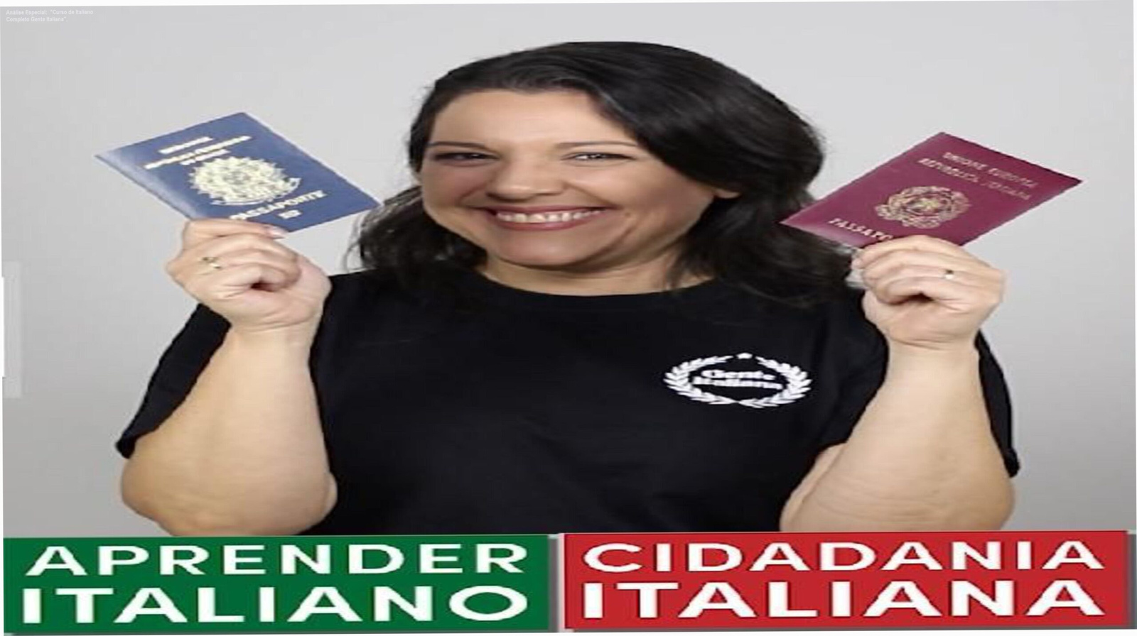 Capa do produto "Curso de Italiano Completo Gente Italiana",