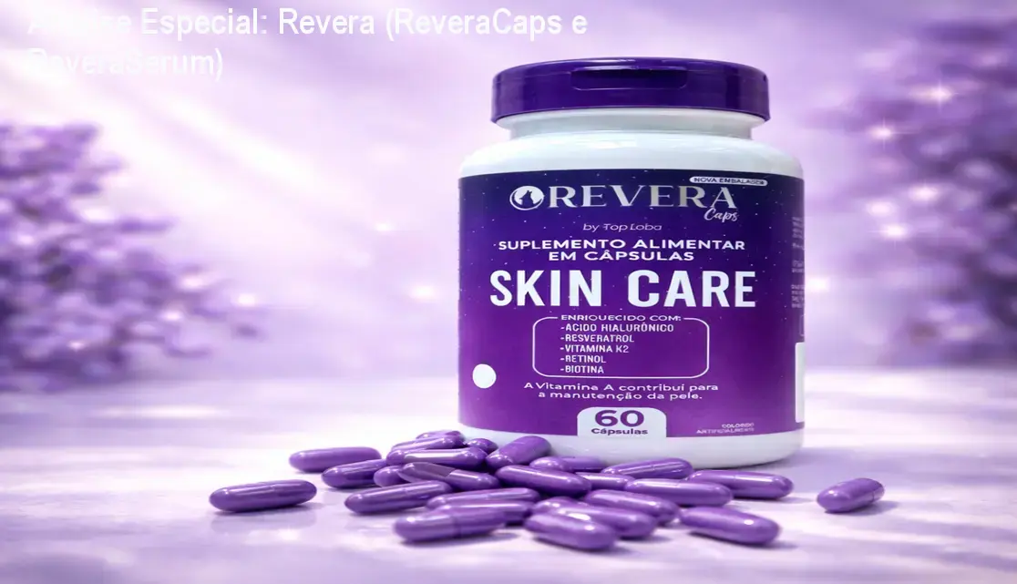 Capa do produto Revera (ReveraCaps e ReveraSerum)