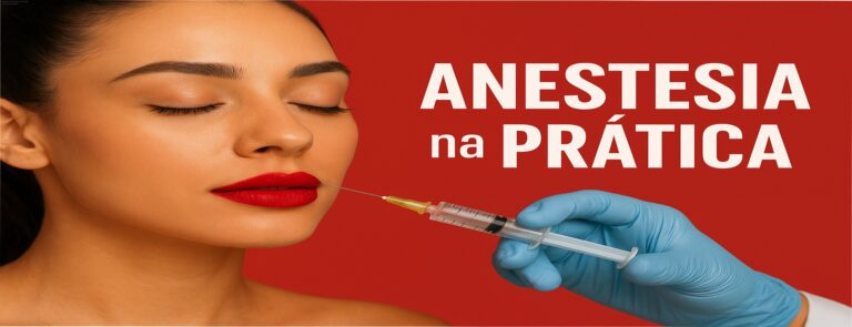 Imagem mostrando a técnica de anestesia labial imediata da Dra. Barbara Ribeiro que elimina dor e mantém a anatomia facial