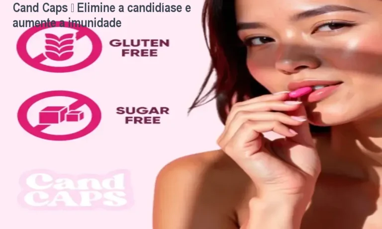 Cand Caps sendo consumido por mulher para eliminar a candidíase e melhorar a imunidade