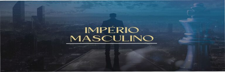 Capa do curso Império Masculino de Alessandro Loiola sobre masculinidade, estoicismo e desenvolvimento pessoal