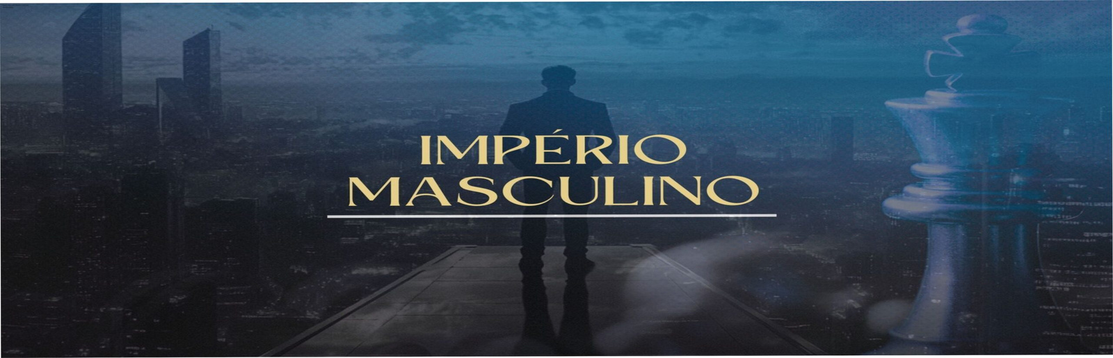 Capa do curso Império Masculino de Alessandro Loiola sobre masculinidade, estoicismo e desenvolvimento pessoal