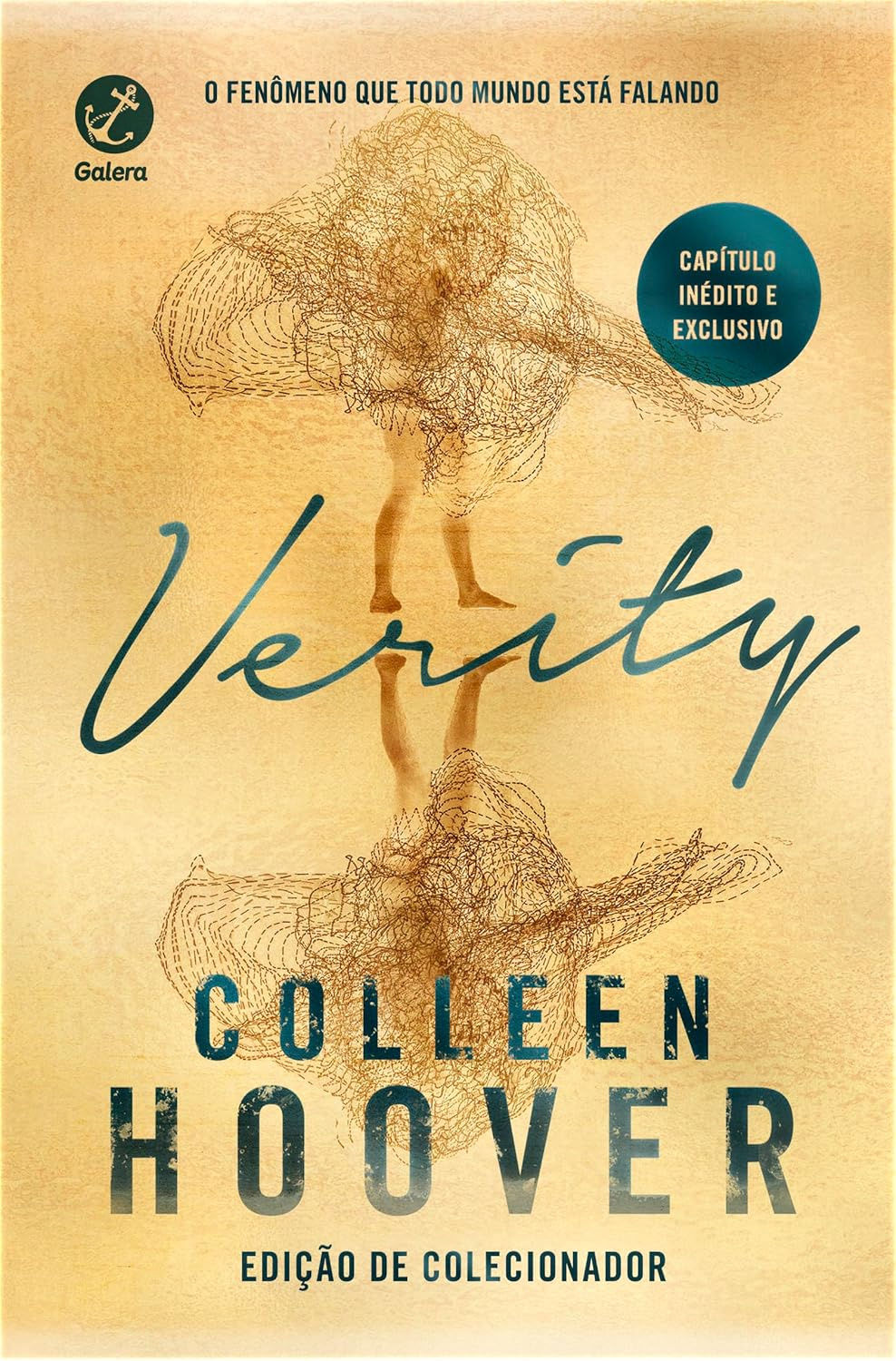 Capa dura do livro Verity de Colleen Hoover, edição de colecionador com capítulo extra
