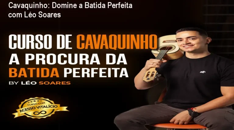 Aluna praticando batida de cavaquinho com o método de Léo Soares