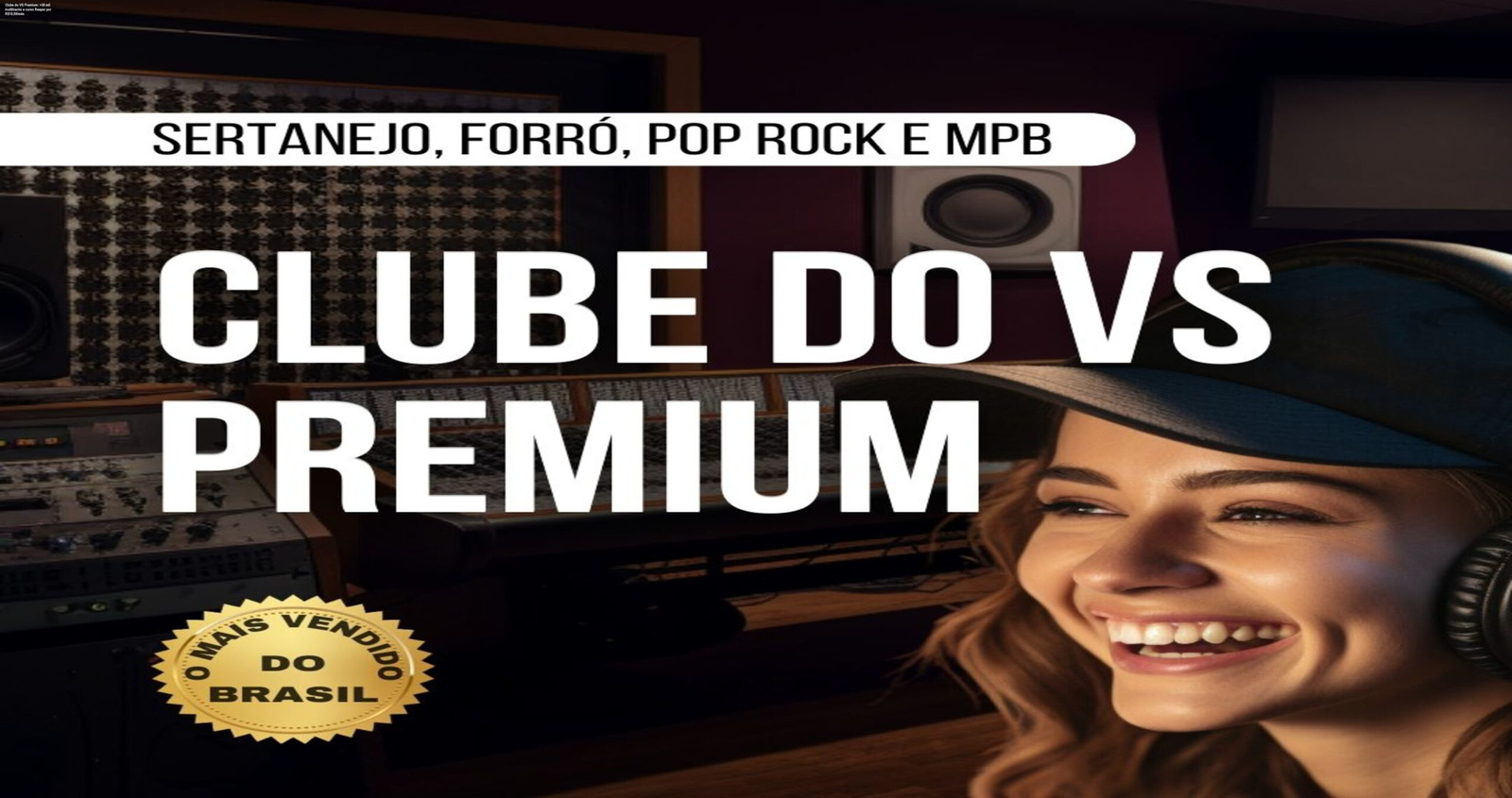 Plataforma Clube do VS Premium com multitracks abertos e curso de Reaper para músicos