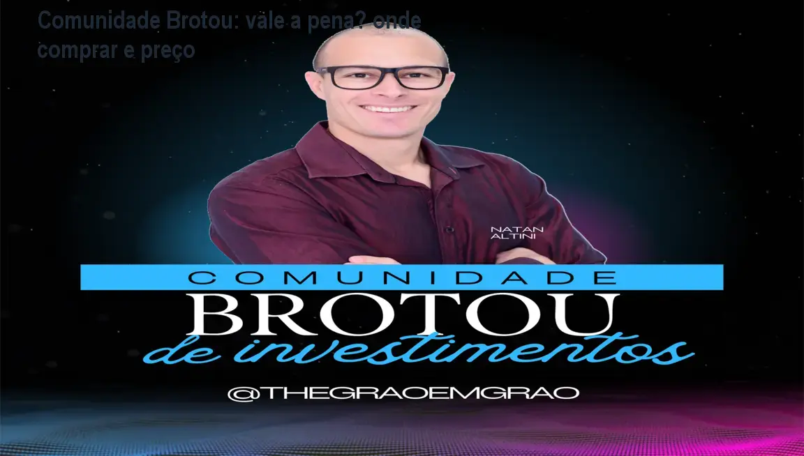 Imagem do curso Comunidade Brotou mostrando estratégia de construção de carteira de investimentos para renda passiva