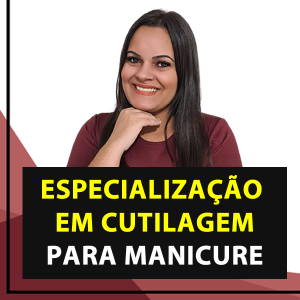 Imagem do curso de cutilagem para manicures de Faby Cardoso mostrando técnicas de corte bordado e esmaltação sem manchas