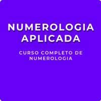 Captura de tela do Curso de Formação de Numerologia mostrando módulos de estudo e material de apoio