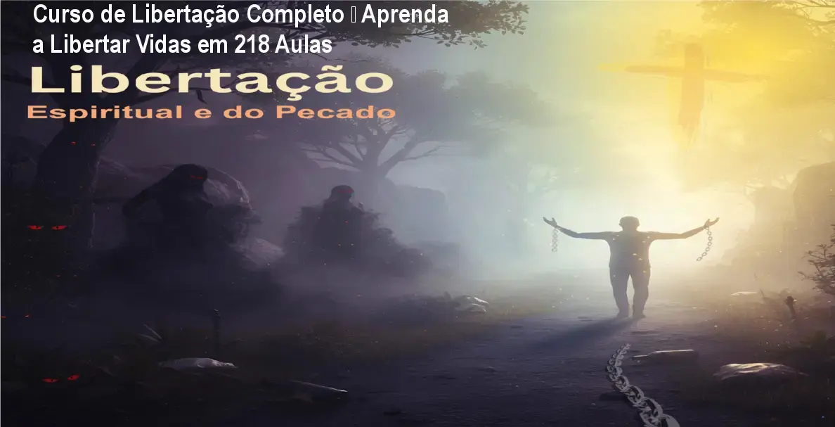 Curso de Libertação Completo do Pastor Juliano Medeiros, mostrando líderes em prática de libertação espiritual