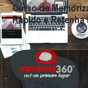 Imagem do Curso de Memorização PDF mostrando técnicas para melhorar a memória e leitura dinâmica