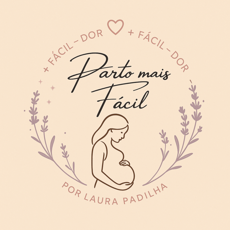 Curso online de parto fácil com Laura Padilha, focado em fisioterapia obstétrica e plano de parto