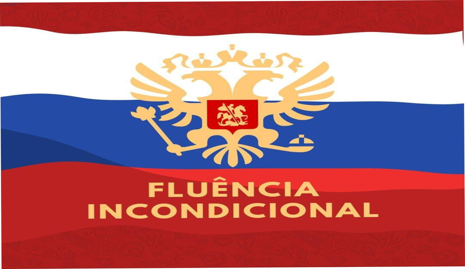 Imagem promocional do Curso de Russo – Fluência Incondicional mostrando método de aquisição natural