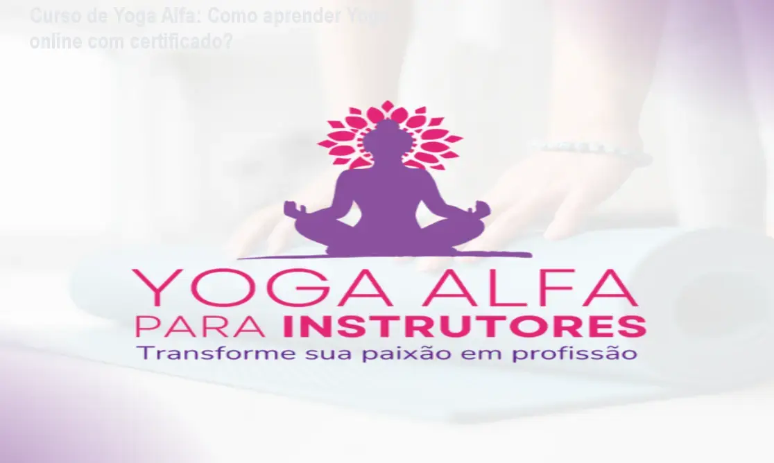 Pessoa praticando yoga em casa com o Curso de Yoga Alfa, mostrando equilíbrio e bem‑estar.