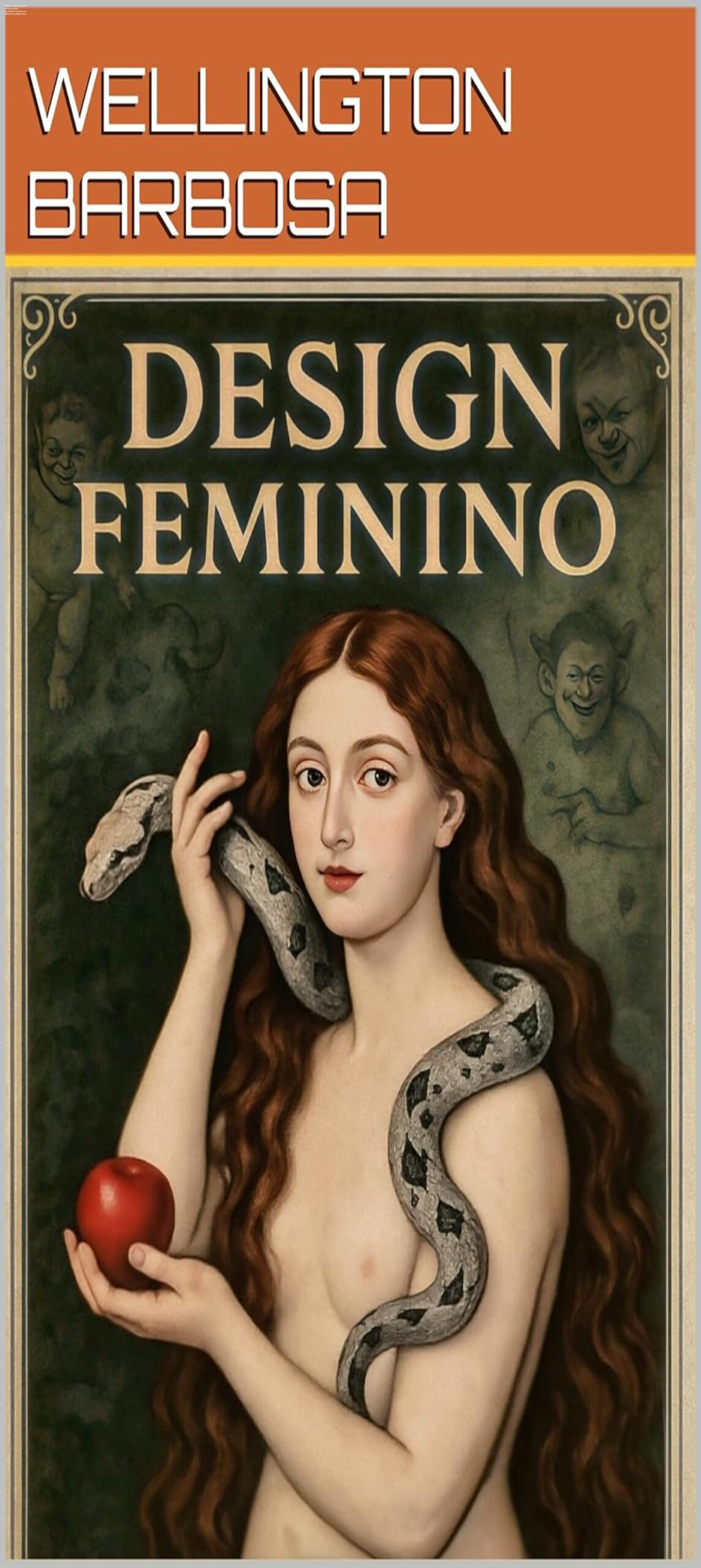 Capa do eBook Design Feminino de Wellington Barbosa mostrando reflexão sobre identidade feminina