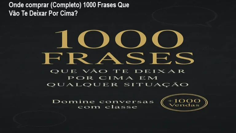 Capa do ebook (Completo) 1000 Frases que vão te deixar por cima, mostrando frases de comunicação assertiva