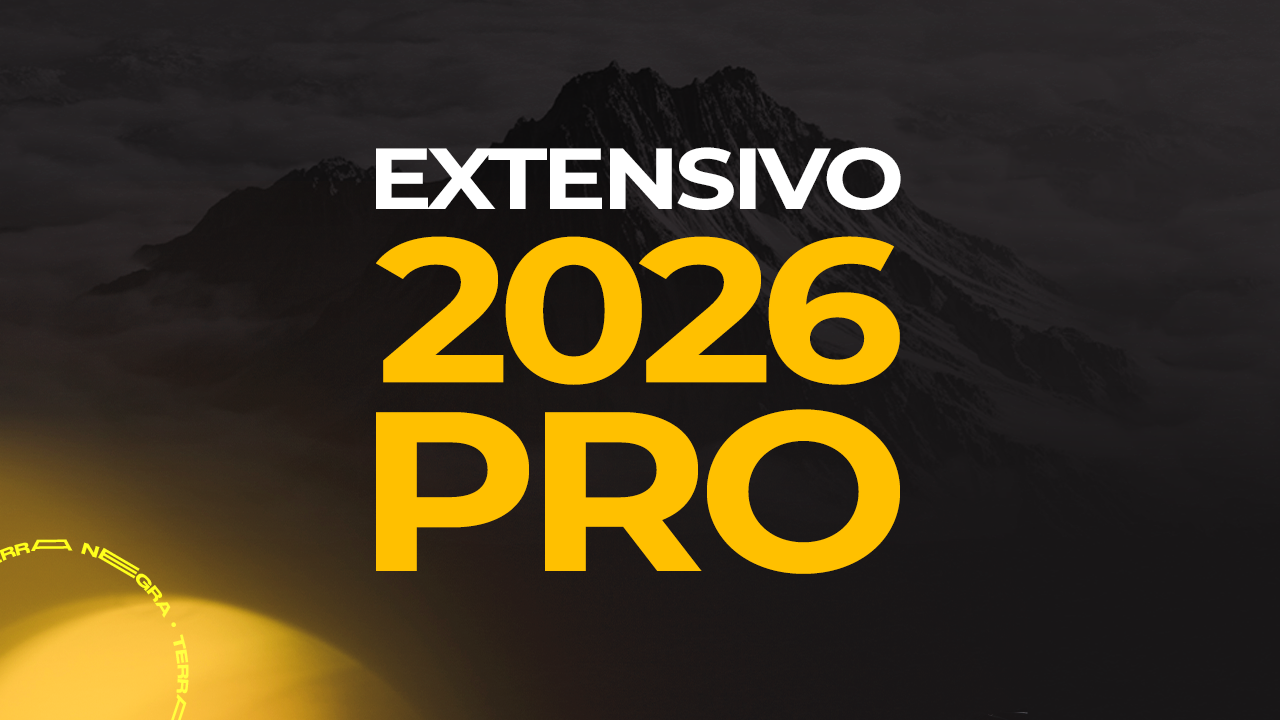 Imagem promocional do Extensivo PRO Terra Negra com aulas particulares e bônus Sniper de Humanas