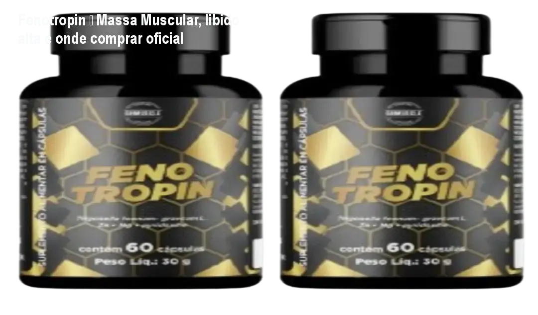 Frasco de Fenotropin ao lado de feno-grego, mostrando aumento de energia e força