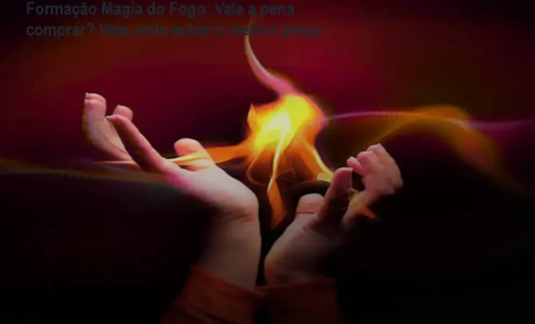 Imagem da capa da Formação Magia do Fogo mostrando um ritual de fogo com destaque para a prática de Metamagia