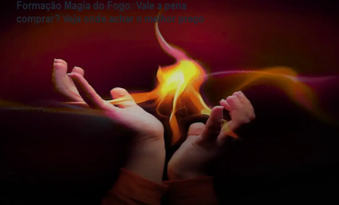 Imagem da capa da Formação Magia do Fogo mostrando um ritual de fogo com destaque para a prática de Metamagia