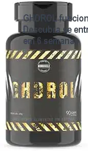 GHDROL cápsulas para ganho rápido de massa muscular e aumento de testosterona