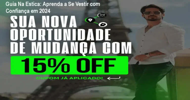 Capa do eBook Guia Na Estica de Ricardo Gimenez mostrando looks práticos para homens