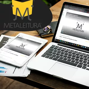 Imagem promocional do curso Metaleitura mostrando técnicas de leitura dinâmica e retenção de conteúdo