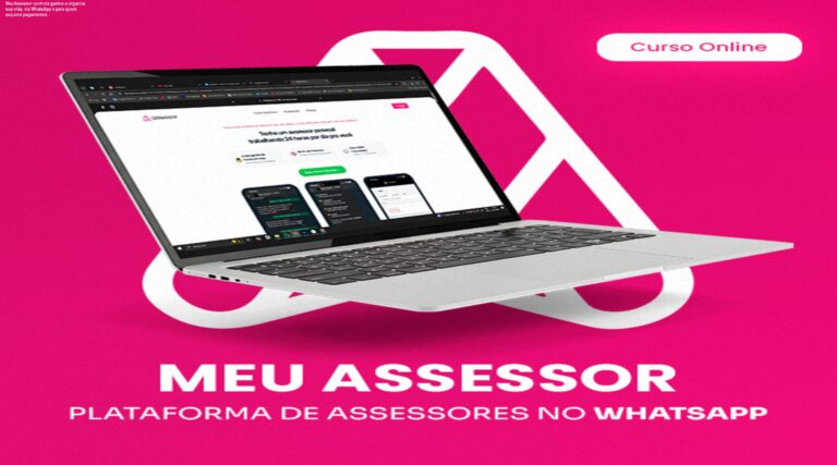 Assistente financeiro MeuAssessor no WhatsApp registrando despesas e enviando lembretes automáticos