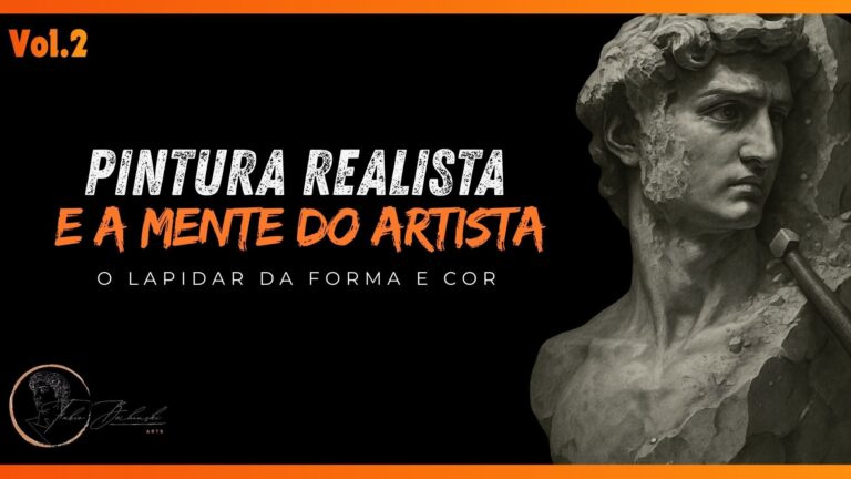 Imagem do curso Pintura Realista Volume 2 mostrando artista refinando forma e cor