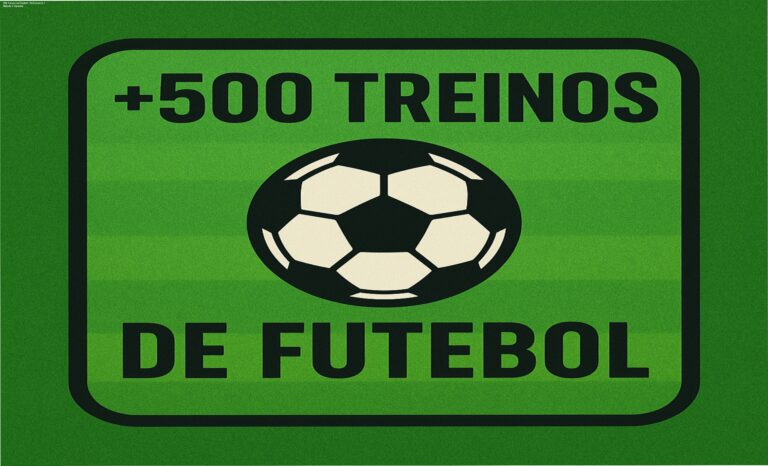 Planilha PDF com 500 treinos de futebol para melhorar performance, método funcional e garantia de resultados