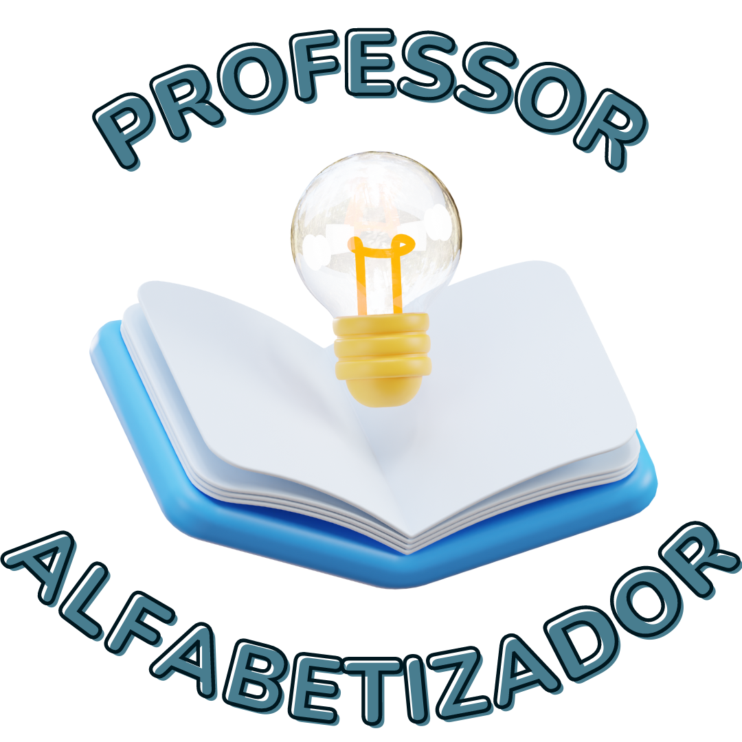 Imagem promocional do curso Professor Alfabetizador na Prática com professor aplicando jogos de alfabetização em sala de aula