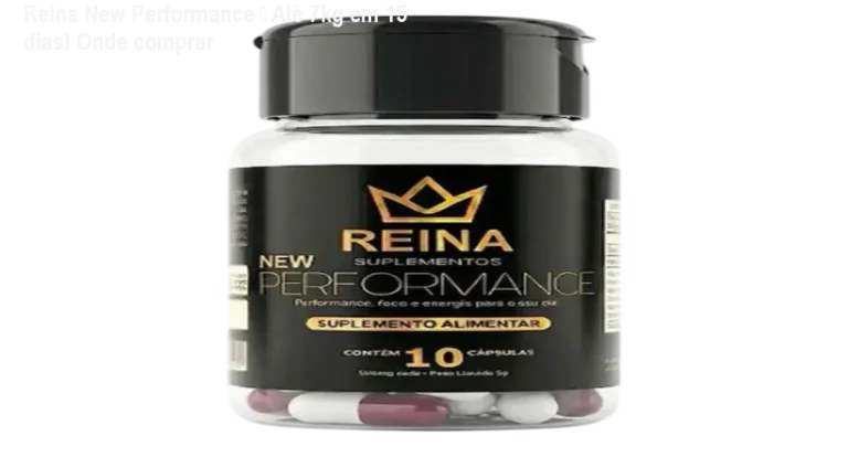 Cápsula Reina New Performance para acelerar o metabolismo e reduzir a fome