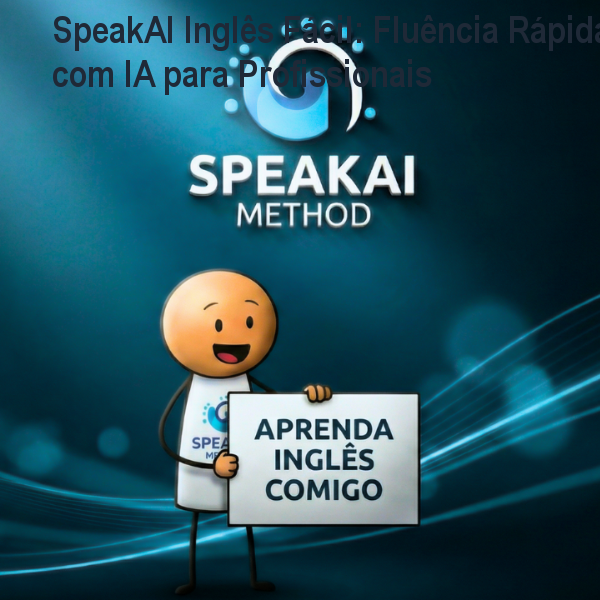 SpeakAI Inglês Fácil usando IA para acelerar fluência prática