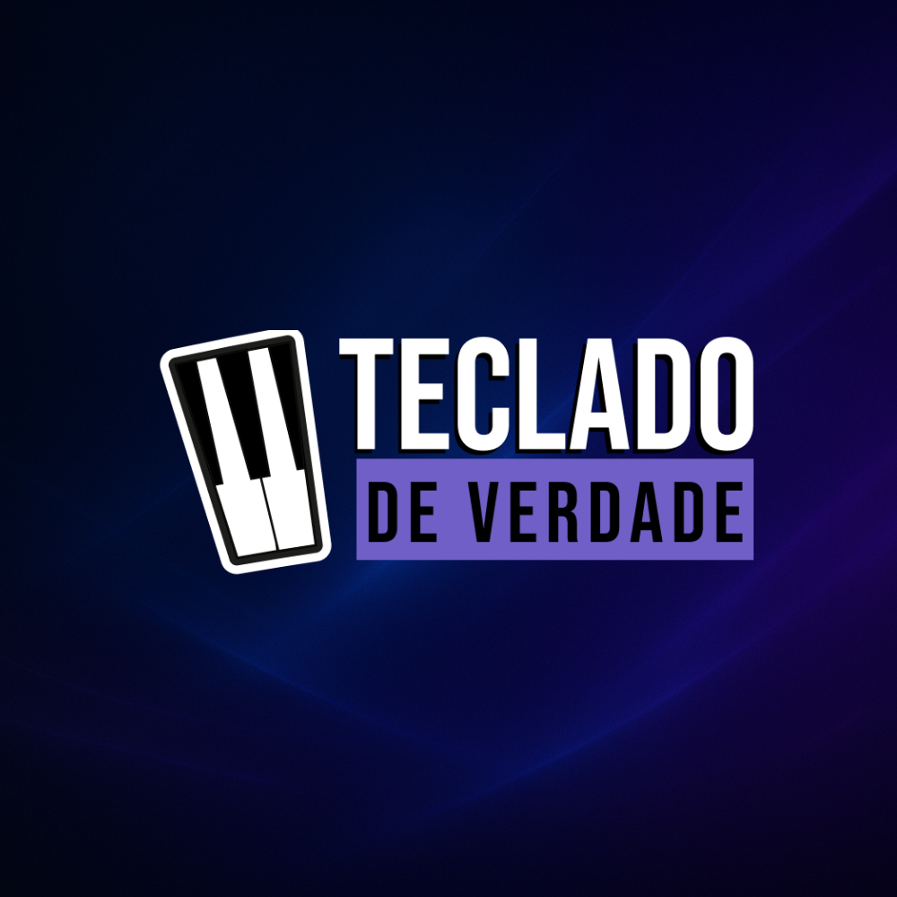 Imagem promocional do Curso Teclado de Verdade, ensino estruturado de teclado com método prático