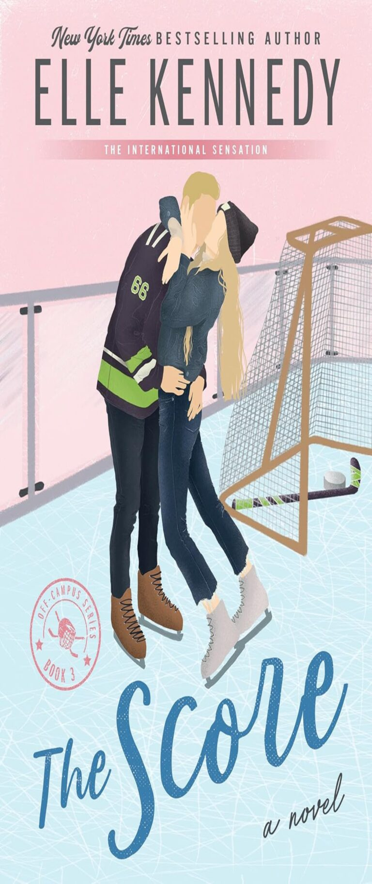 Capa do eBook The Score de Elle Kennedy, romance de hockey com avaliação 4,6 estrelas