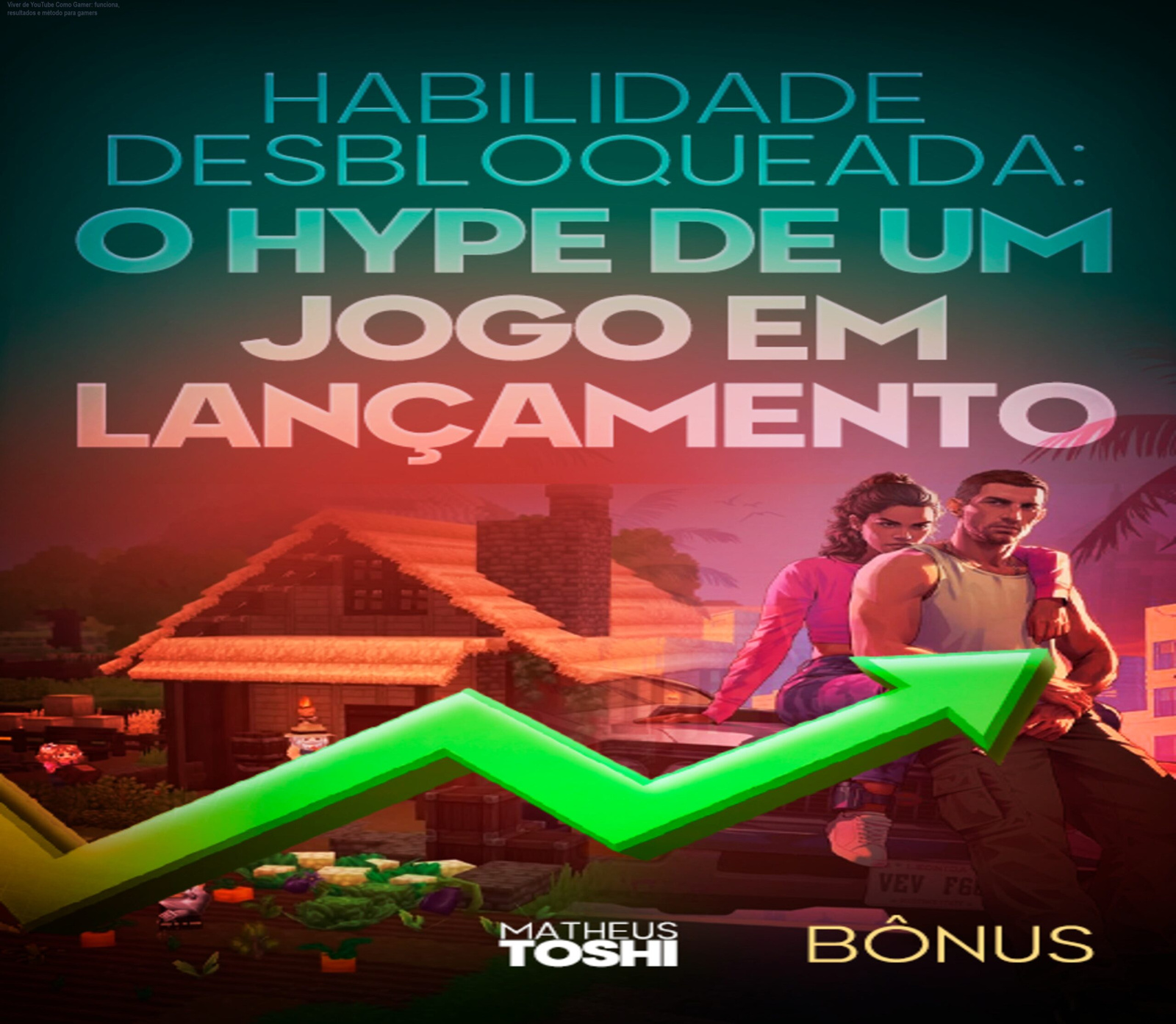 Imagem do curso Viver de YouTube Como Gamer mostrando método prático para gamers que desejam crescer no YouTube e monetizar