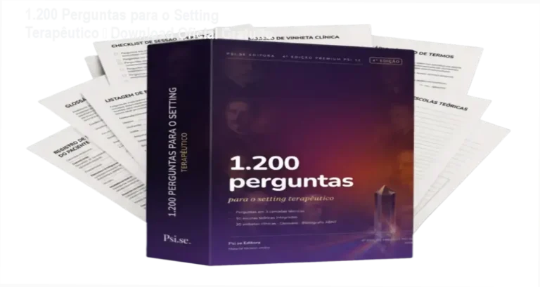 1.200 Perguntas para o Setting Terapêutico da Psi.se Editora – download gratuito do PDF oficial