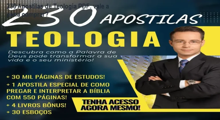 Apostilas de teologia em PDF com bônus para ministers e estudantes