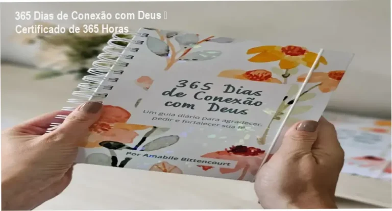 365 Dias de Conexão com Deus de Amabile Bittencourt – certificado de 365 horas de estudo espiritual