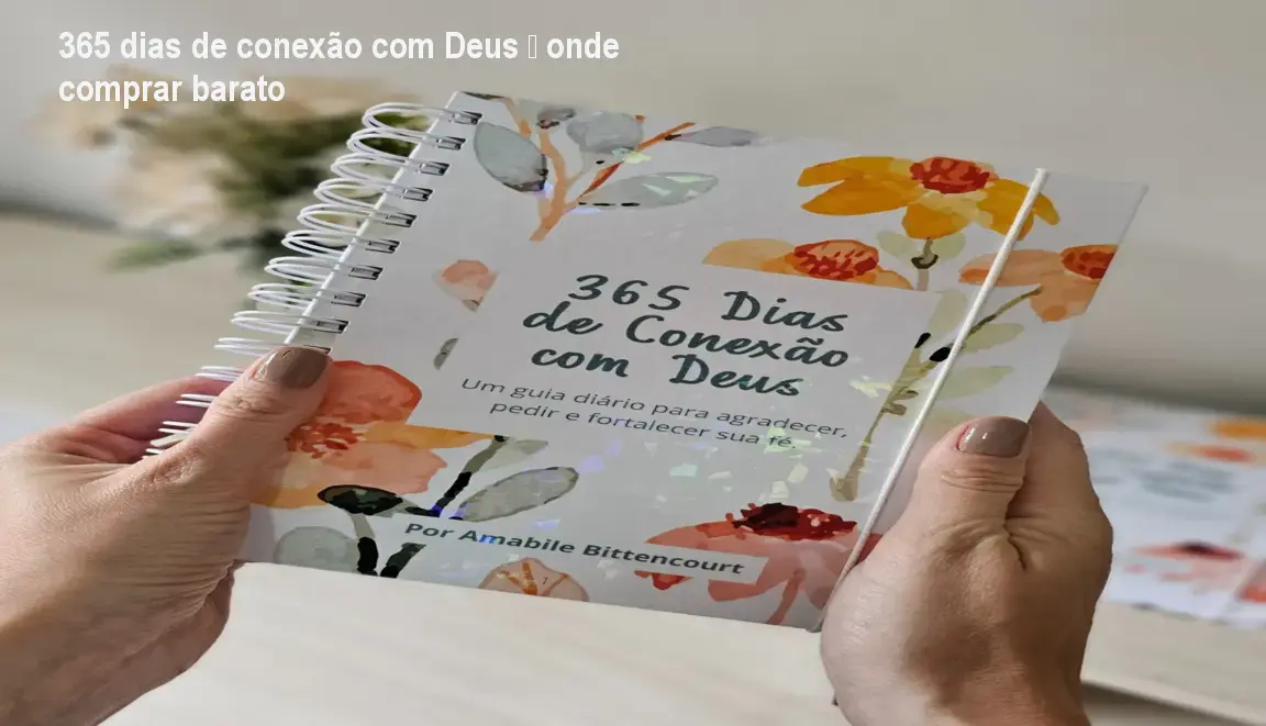 Capa do livro 365 dias de conexão com Deus, guia prático de fé diária para rotinas ocupadas