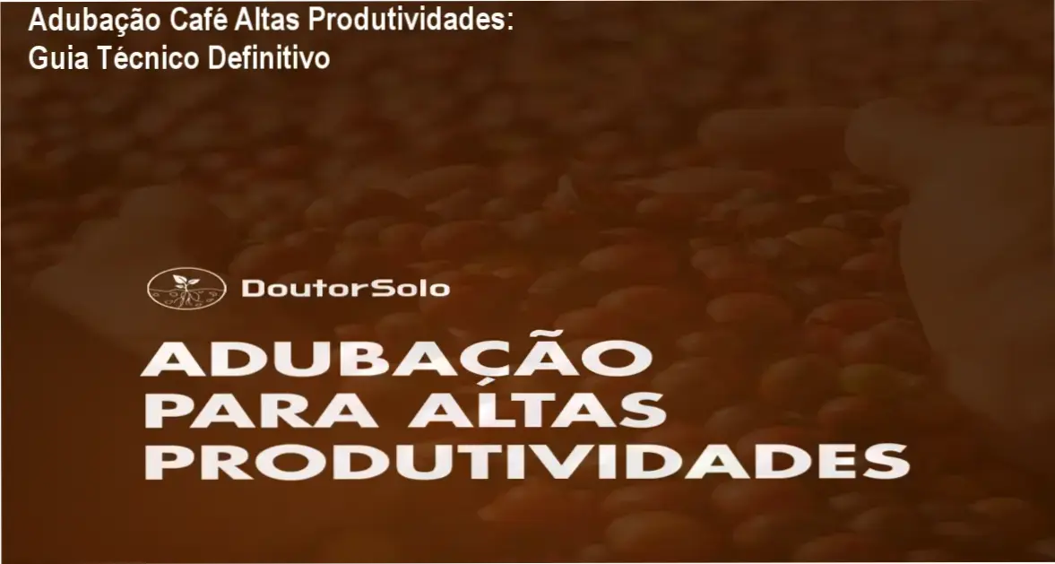 Imagem ilustrativa do guia técnico de adubação para alta produtividade no café