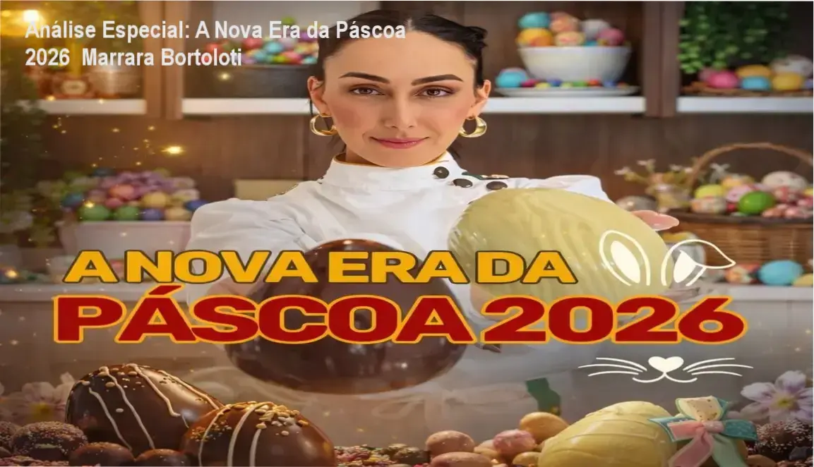 Capa informativa sobre o tema A Nova Era da Páscoa 2026 Marrara Bortoloti