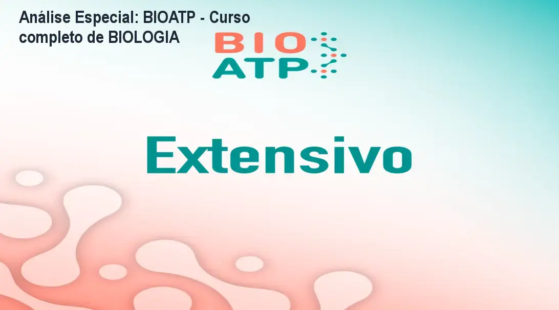 Capa informativa sobre o tema BIOATP - Curso completo de BIOLOGIA