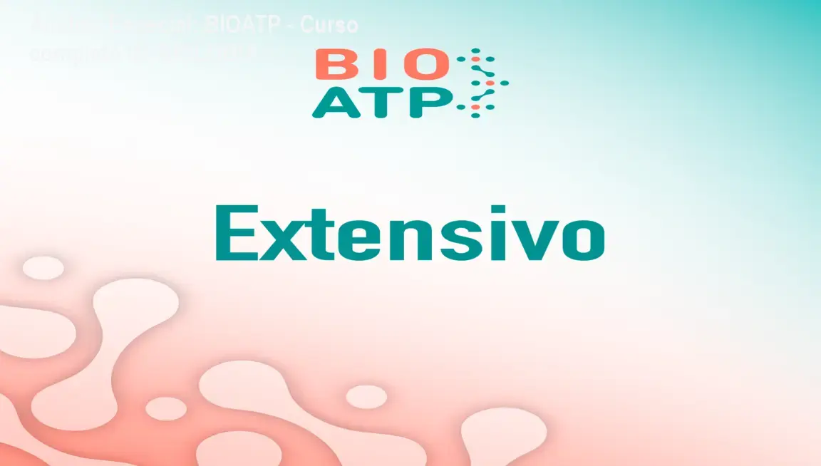 Capa informativa sobre o tema BIOATP - Curso completo de BIOLOGIA
